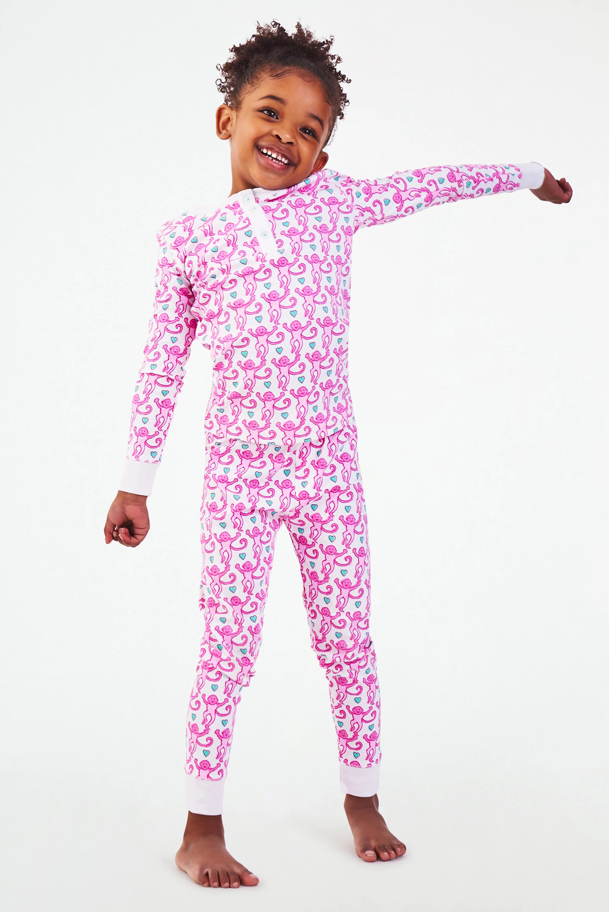 Kids Lovely Monkey Pajamas | Roller Rabbit | Roller Rabbit