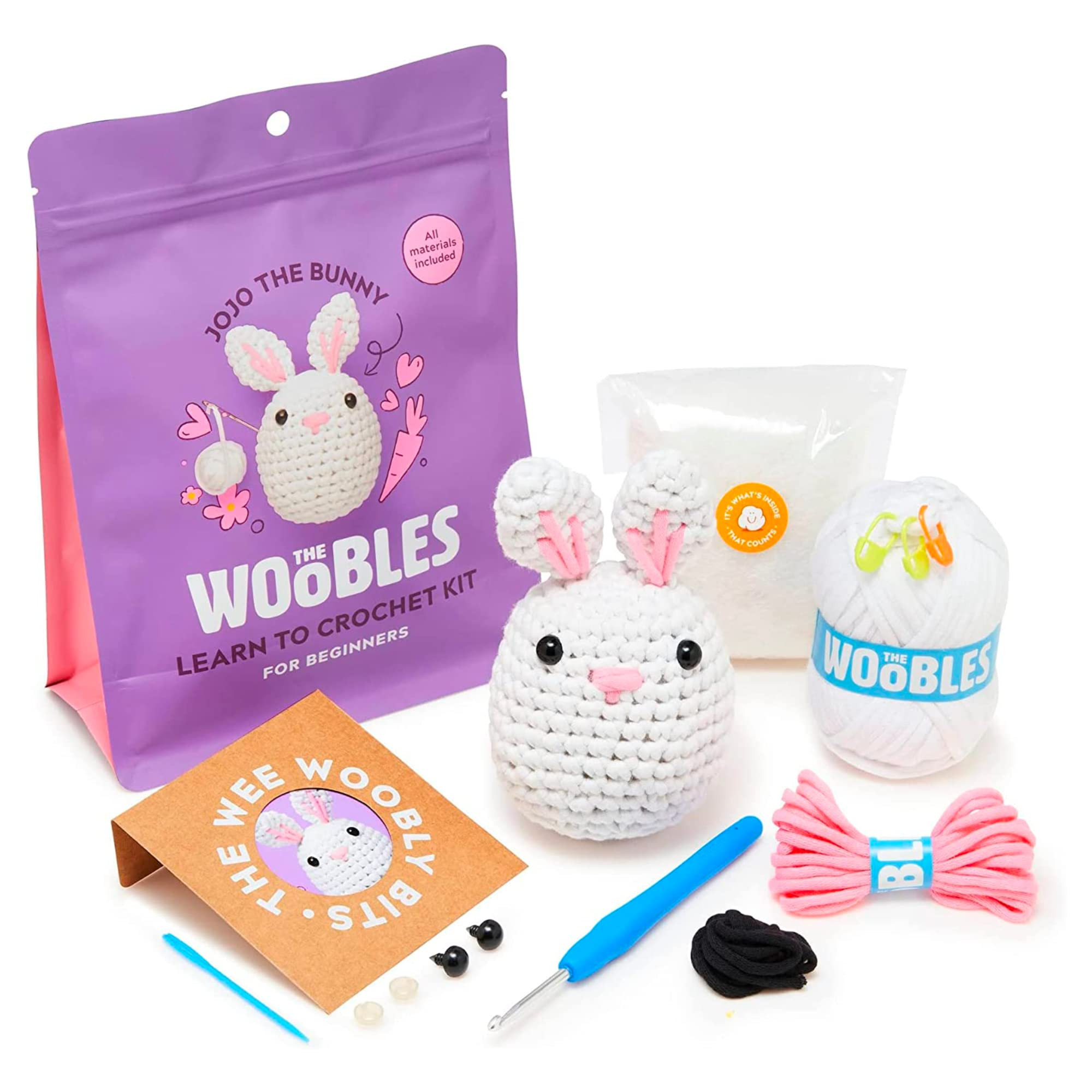 The Woobles Crochet Kit for Beginners - Easy Arts and Crafts Knitting & Crochet Animals Kit As Se... | Amazon (US)