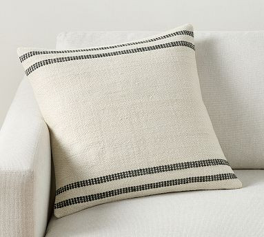 Simons Striped Pillow | Pottery Barn (US)