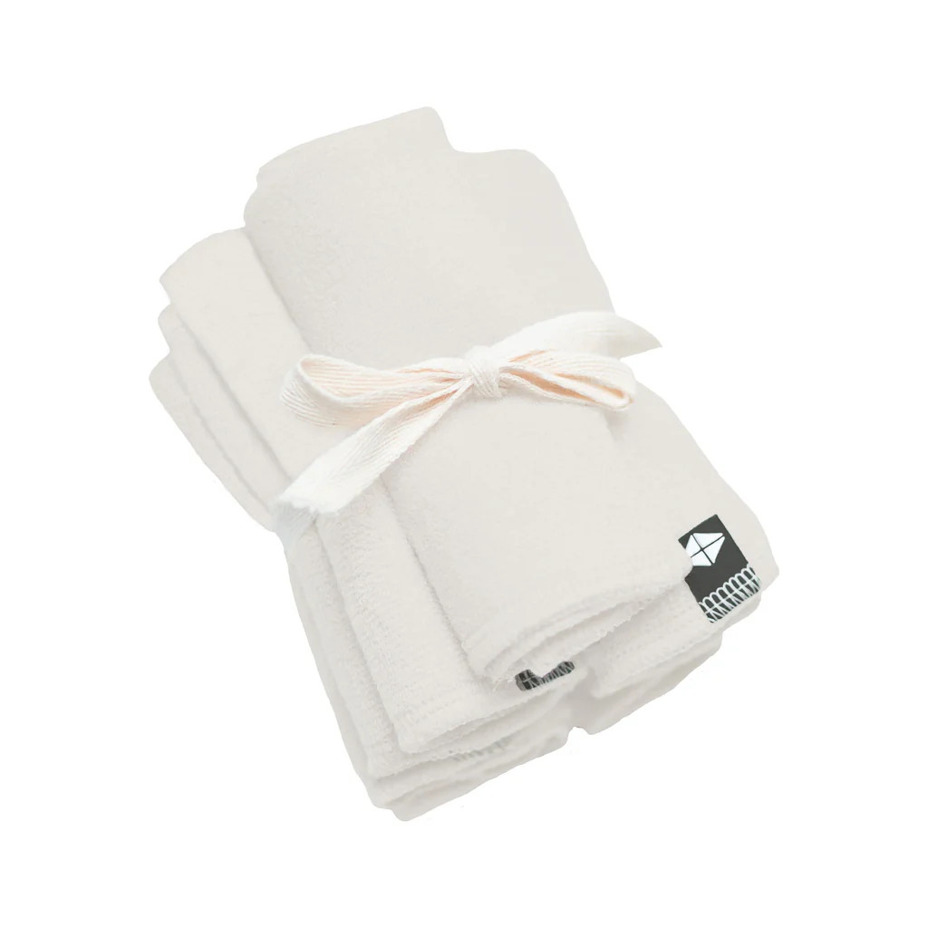Terry Washcloth 5-Pack in Oat | Kyte BABY
