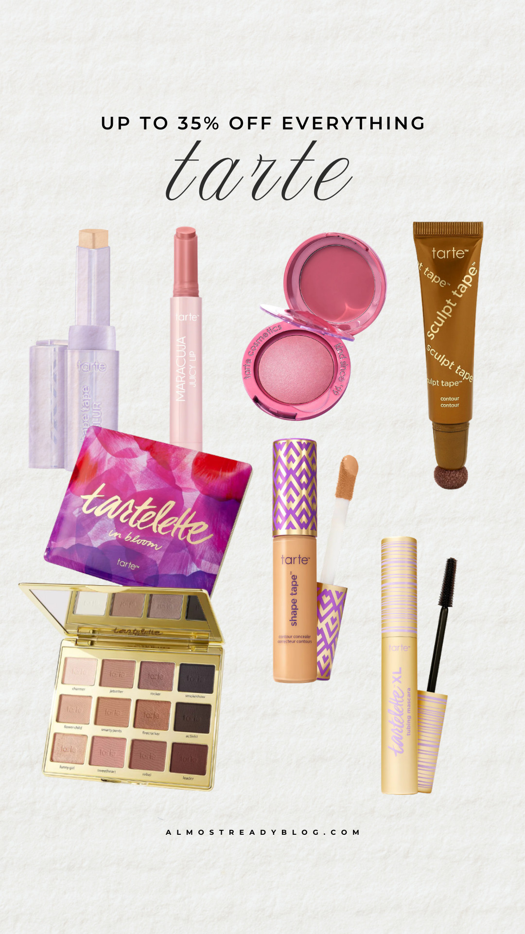 Tarte 35% off everything (30% off for non-memebers) 

 

#LTKSaleAlert #LTKBeauty