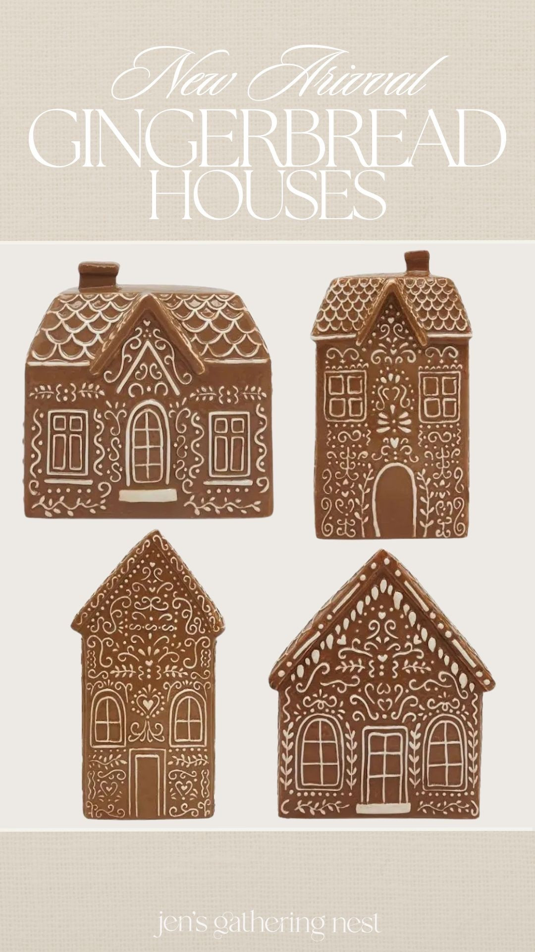 These BEAUTYS are such a steal compared to PB & on top of that you can get them for 20% off today 😳🤎

#gingerbread #gingerbreadhouses #gingerbreadhouse #kohls #lookforless #save #splurge #christmas #christmasdecor #kitchendecor #homedecor #salealert 

#LTKHoliday #LTKSaleAlert #LTKHome