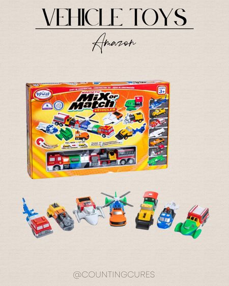 Get your kids these cute and fun vehicle toys! These are perfect playtime activities for your little ones this spring and summer!
#amazonfinds #kidsfavorite #affordablefinds #screenfreeactivity

#LTKKids #LTKFindsUnder50 #LTKSeasonal