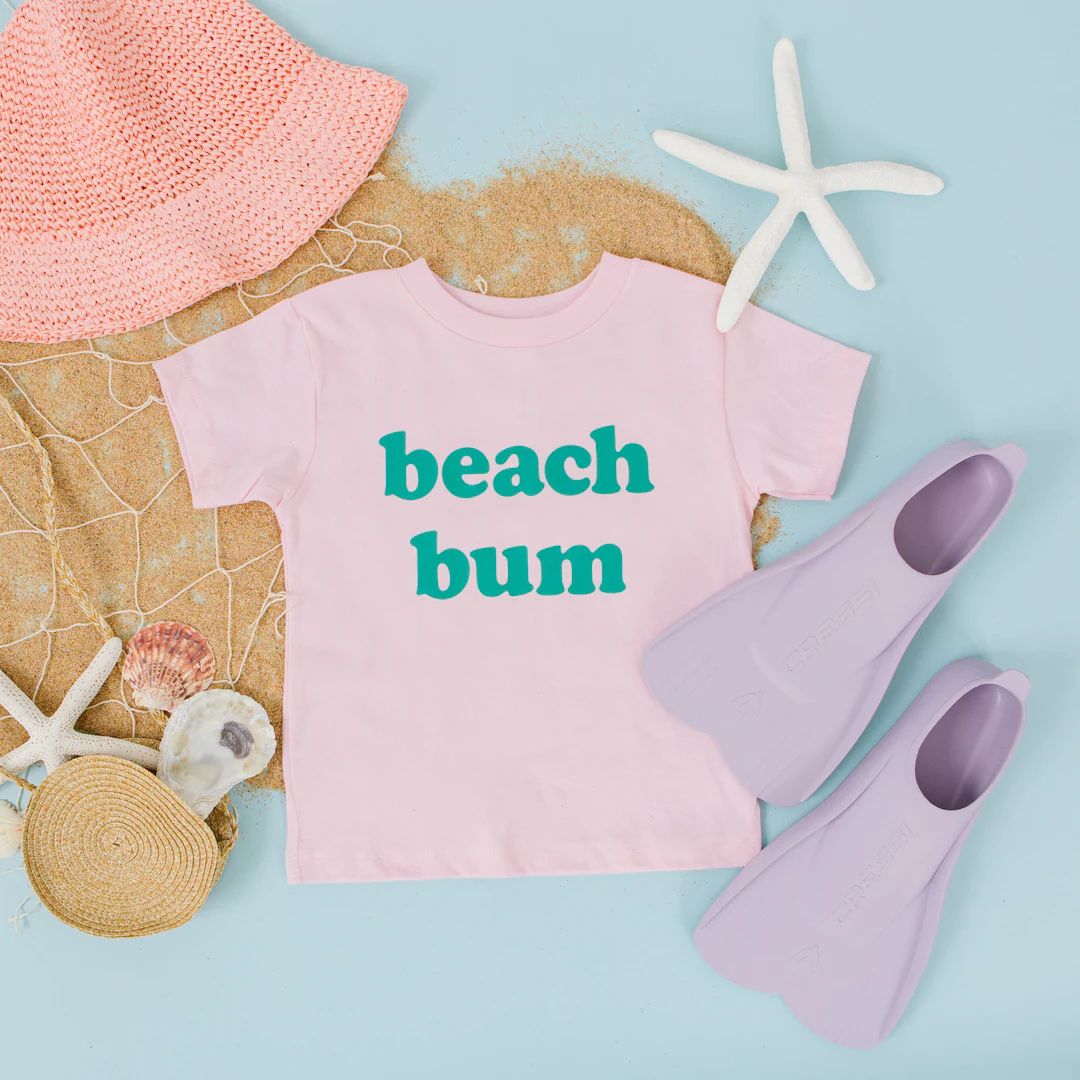 Beach Bum Toddler Shirt, Kid Graphic Shirt, Toddler Shirt, Beach Bum Kids Shirt, Beach Vacation, ... | Etsy (US)