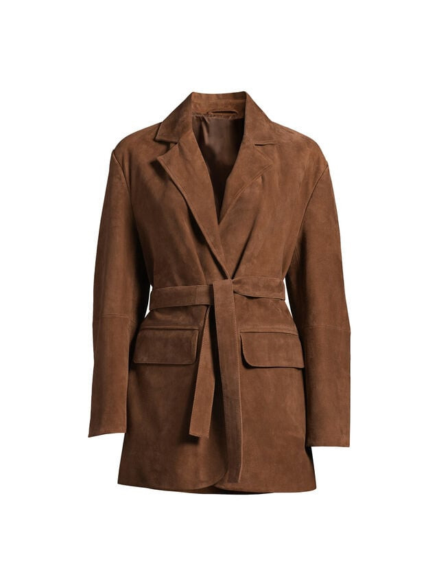 Weekend Max Mara Artu Suede Jacket | Trench Coats & Raincoat | Fenwick | Fenwick