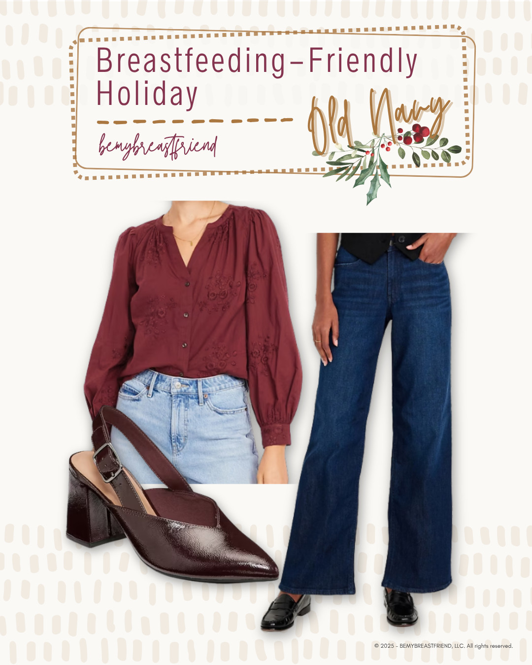 Old Navy | Breastfeeding-Friendly Holiday Outfit 

 #LTKHoliday #LTKStyleTip #LTKBaby