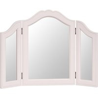 Melody Maison Pink Tabletop Triple Vanity Mirror in Pale Pink | Debenhams UK