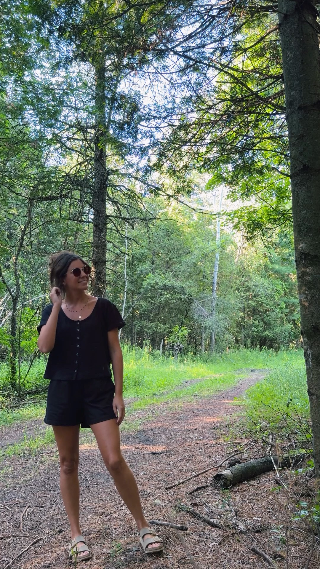 xs in my tee shirt, small in my shorts and 36 in my Birkenstock sandals  🖤

#LTKPetite #LTKSeasonal #LTKootd