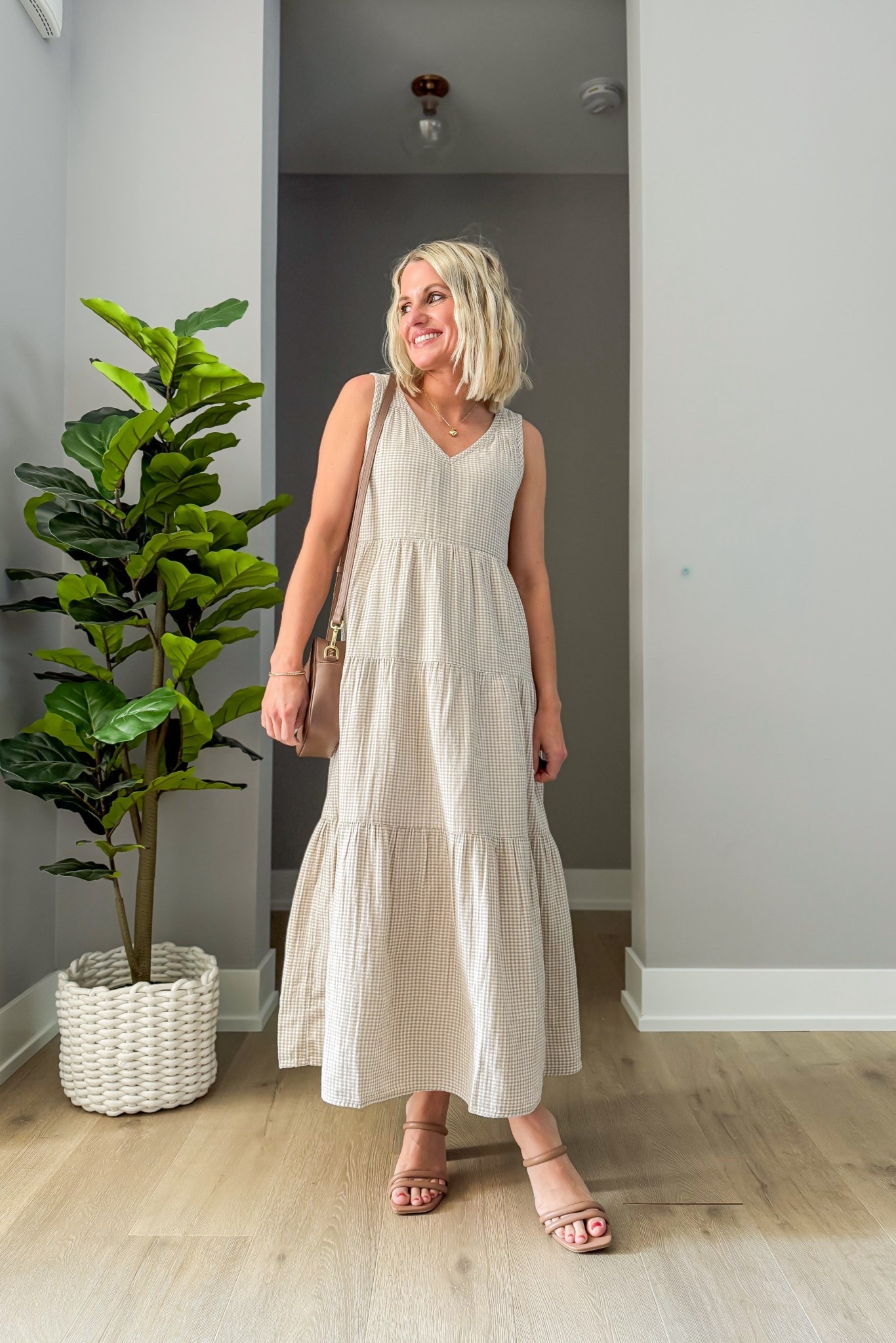 I’m loving the gauzy midi dress from @Quince! It’s so comfortable! I’m wearing an XSMALL! 
#quincepartner

#LTKMothersDay #LTKPetite #LTKSeasonal