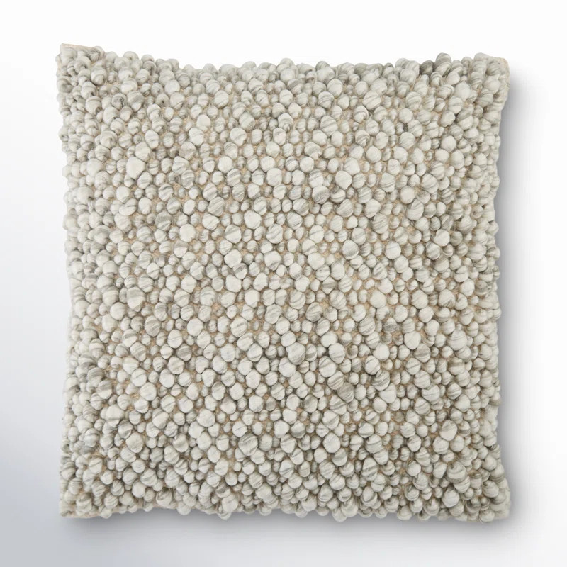 Upson Embroidered Wool Throw Pillow | Joss & Main