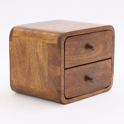 Wooden Floating Bedside Table 25x30cm | TK Maxx