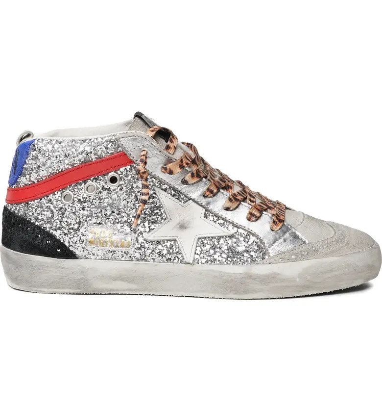 Golden Goose Mid Star Glitter Sneaker | Nordstrom | Nordstrom