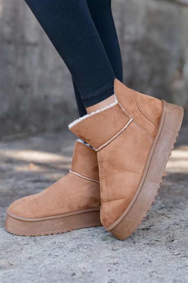 Elsa Chestnut Ultra Mini Platform Boot | Pink Lily