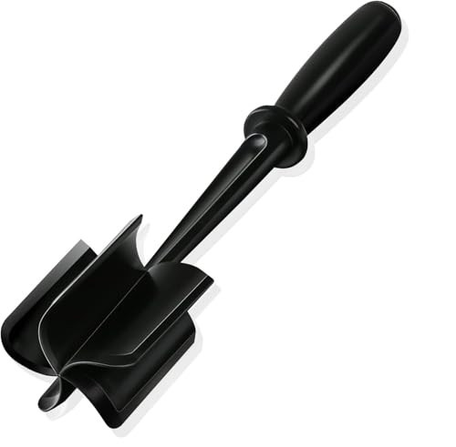 FUPUAII Meat Chopper for Ground Beef, Heat Resistant Meat Masher for Hamburger Meat Meat Masher, Ground Beef Chopper Tool Kitchen Tools & Gadgets(Deep Black) | Amazon (US)