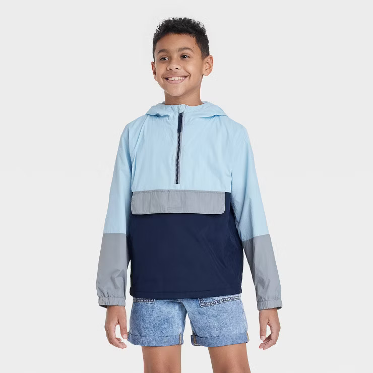 Boys' Popover Anorak Spring Windbreaker Jacket - Cat & Jack™ | Target