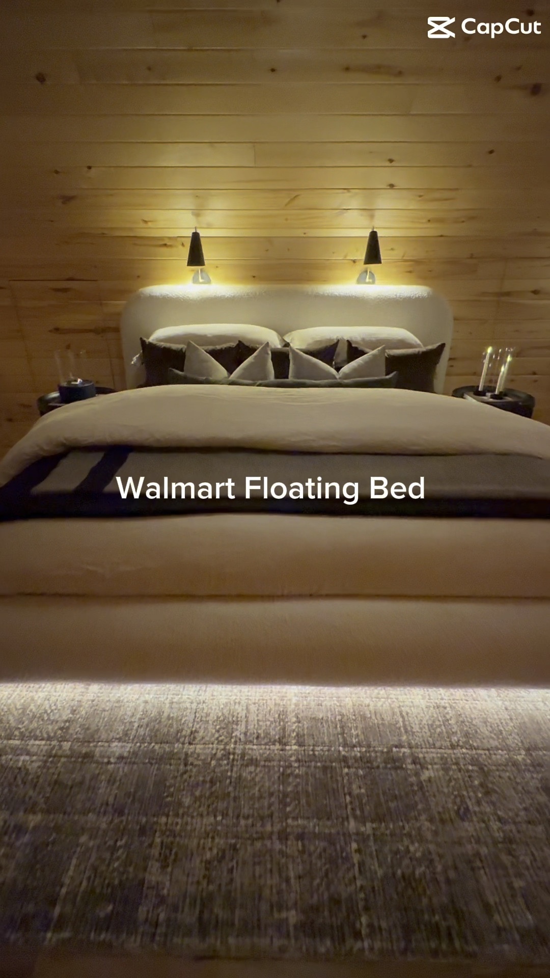 I finally got my Platform bed up, and it is beautiful. 🫶 The bedframe is heavy duty/high quality. Boucle fabric with wood finishes for the feet and bottom rails. So Pretty. Very clean lines and simple. 

Platform bed, modern bedroom, walmart home decor, affordable home decor. 

#walmarthome #bedframe #platformbed #affordablehomedecor #walmarthomedecor 

#LTKFindsUnder100 #LTKHome #LTKFindsUnder50