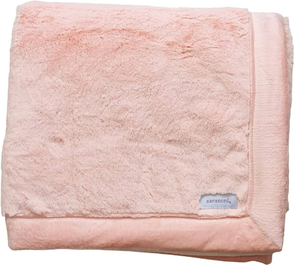 SARANONI Oversized Super Soft Comfy Lush Adult Extra Large Blanket, (Peach Blush, 60" x 80") | Amazon (US)