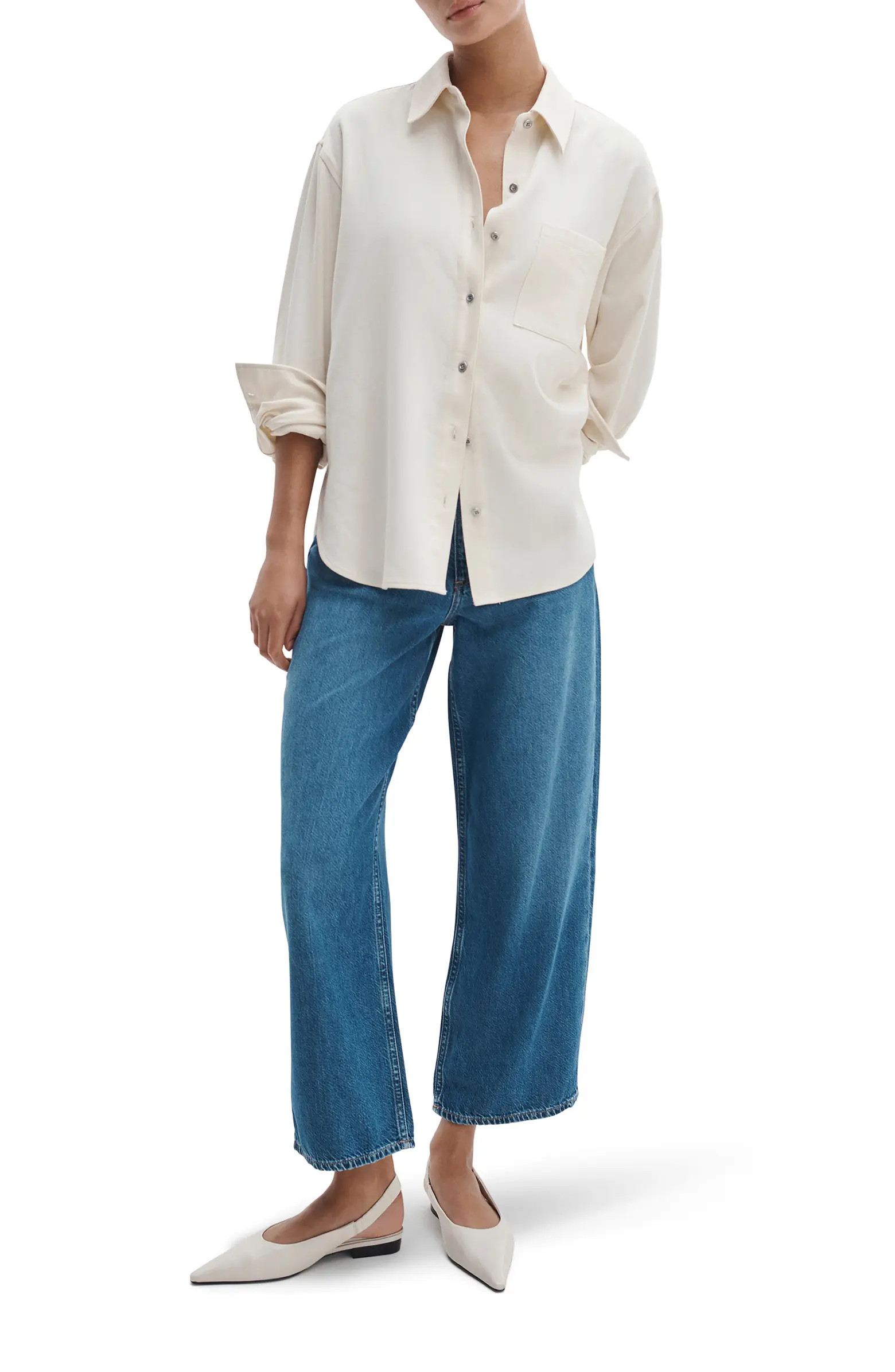 rag & bone Featherweight Andi Ankle Wide Leg Jeans | Nordstrom | Nordstrom