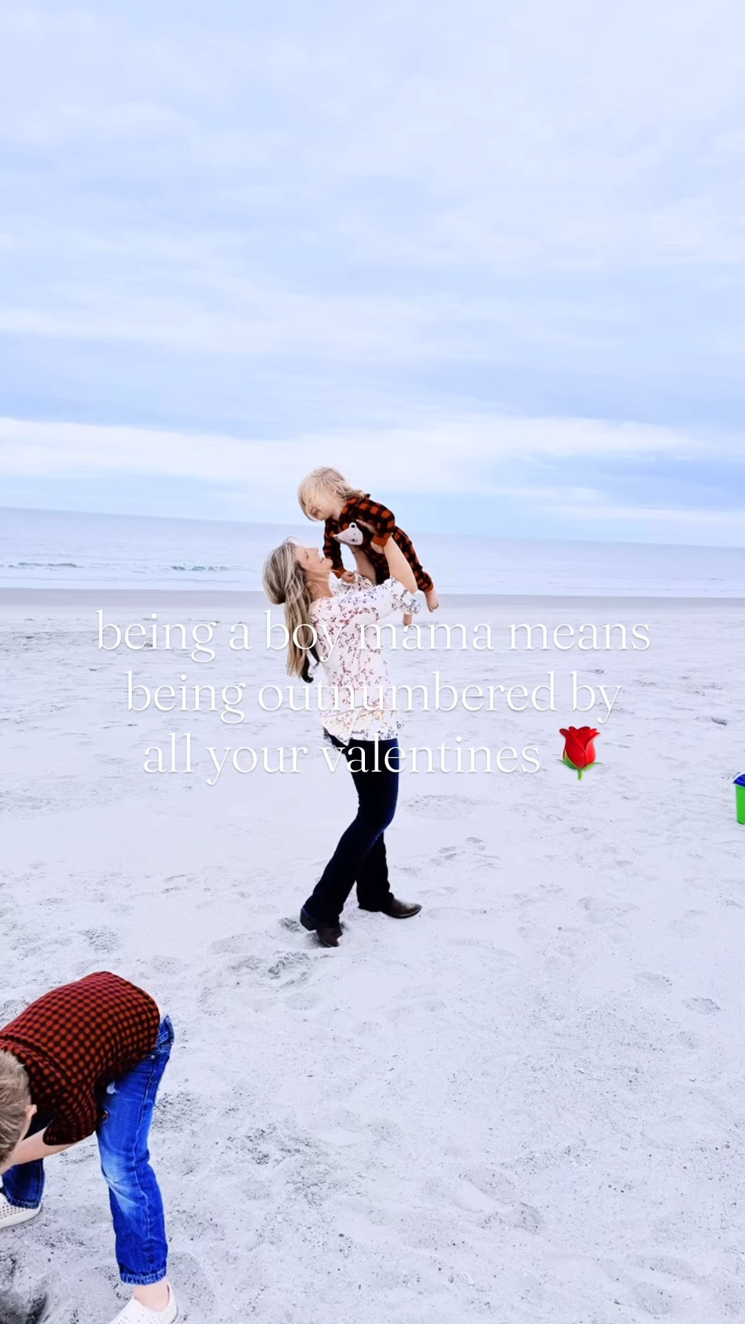 Boy I think that I’m in love with you 🤭💘👶🏼 #allmyvalentines #blessedmama #boymamax2 

Hearts 💓 overflowing ❤️ this Valentine’s Weekend full of alllll the love 💘 and tiny people 👶🏼🫶🏽 to love!! 🤱👣 I sure do love you 🥰 @wesmabry and this beautiful life 💖 the Lord has blessed us with 👶🏼🚜, my forever Valentine!!! 💘 #lovemyvalentines 

Nothing like that that “day after valentines” feeling !! 💘☕️🌅🐚💝🌹The day after valentines called for allllll the fun beach time 🌊💘 with these  little cupids 🏹🥰 - fetching sea shells 🐚, digging in the sand 🪏, and having the happiest lil’ time!! 🏝️ The very best (!!) kind of Sunday funday around here!!! 🌊🐚💘 Also look at the heart 🤎 shaped leaf 🍁 Judson and I found on the dunes… so perfect for Valentine’s Day weekend!! 💖 #valentinesdayweekend 

And now headed back home 🏡 to the farm 🐴 with roses 🌹 in the front seat 🛻, sleeping 💤 babies 👶🏼 in the backseat, and hearts full of joy!! 🤩 What a gift 🎁 to be just as excited 🤭 about going home 🏠 to our dream farm 💭 as it was heading out to the beach!! 🌊 I still can’t believe it… what a valentines weekend 💘 to remember!!! 🐚🏹🌅

#LTKBaby #LTKTravel #LTKmomlife