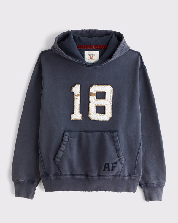 Logo Popover Hoodie | Abercrombie & Fitch (US)