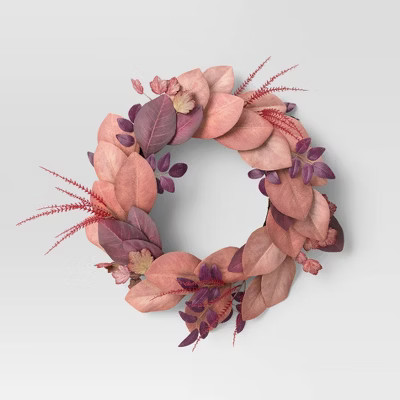 Magnolia Wreath Brown - Threshold™ | Target