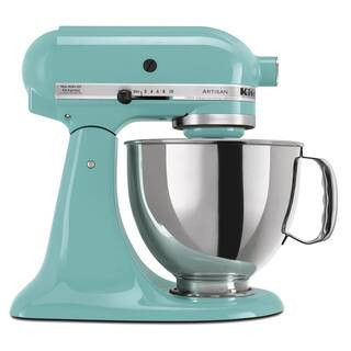 Artisan 5 qt. 10-Speed Tilt-Head Aqua Sky Stand Mixer | The Home Depot
