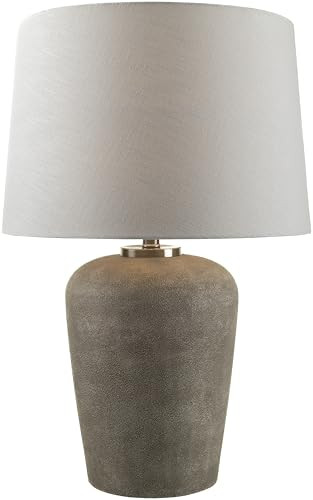 Livabliss x Galey Alix Cordova Traditional Accent Table Lamp, 27" H x 18" W x 18" D, Light Grey | Amazon (US)