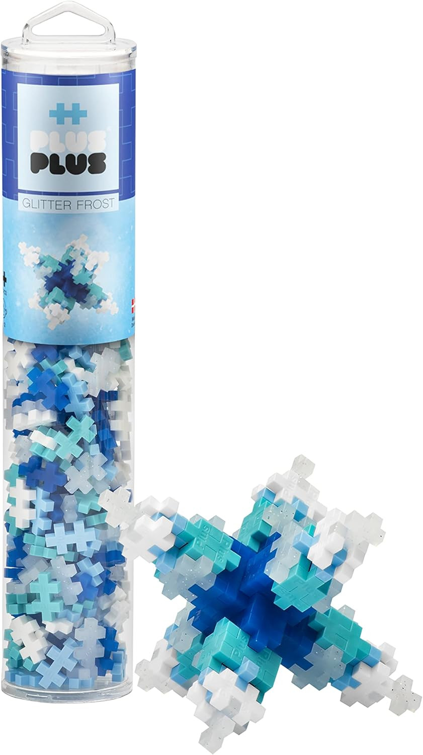 PLUS PLUS - Open Play Tube - 240 Piece Glitter Frost Mix - Construction Building Stem / Steam Toy... | Amazon (US)