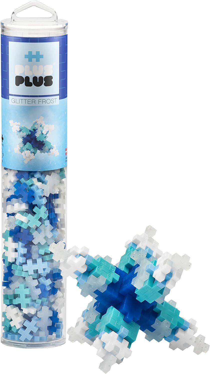 PLUS PLUS - Open Play Tube - 240 Piece Glitter Frost Mix - Construction Building Stem / Steam Toy... | Amazon (US)