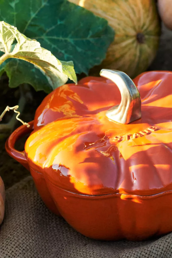 Staub Cast Iron 3.5-qt Pumpkin Cocotte | Urban Outfitters (US and RoW)