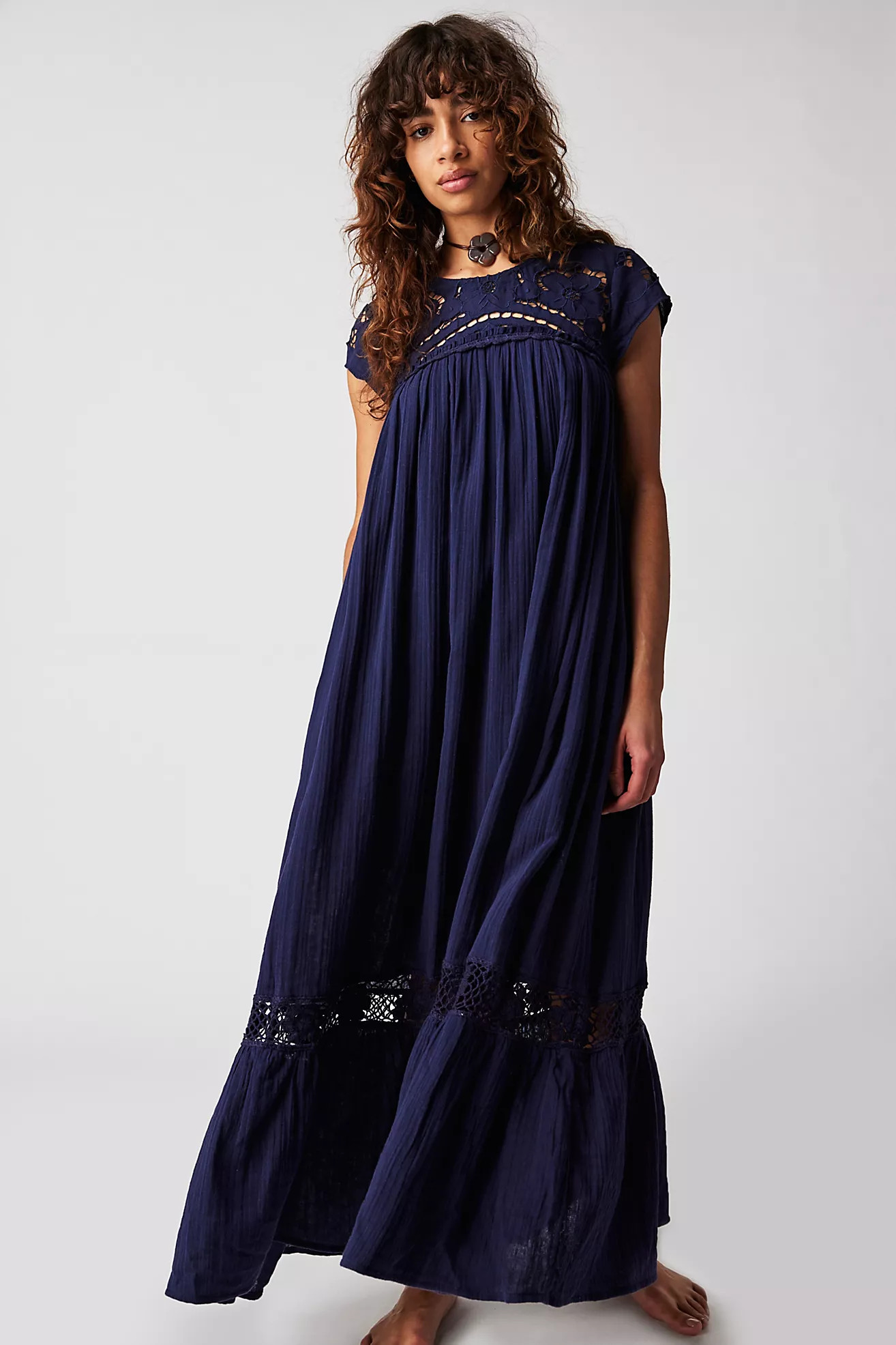 Cutwork Tee Dress | Free People (Global - UK&FR Excluded)