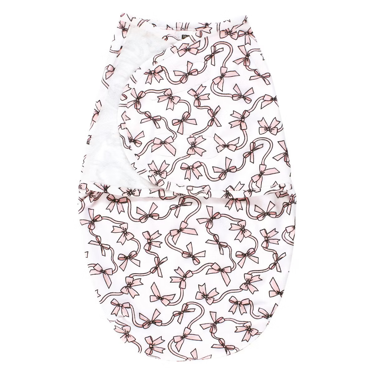 Hudson Baby Infant Girl Plush Faux Fur Swaddle Wrap, Pink Bows, 0-3 Months | Target