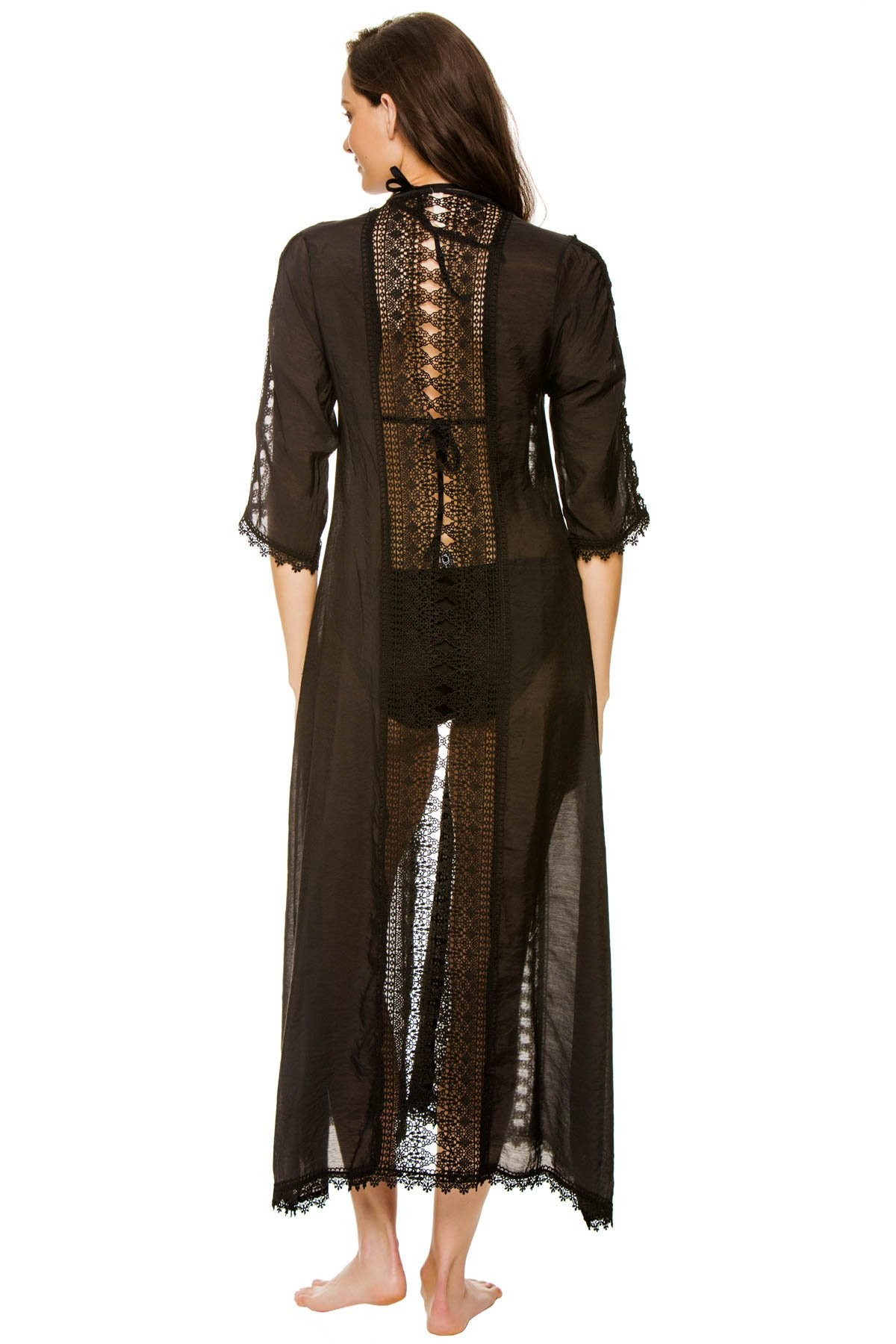 Crochet Long Cover Kimono | Everything But Water