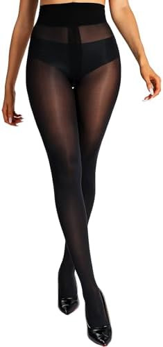 Unbelievable Durability Tights, Rip Resistant Pantyhose, 40D Semi Sheer High Waist T-Crotch Stron... | Amazon (US)