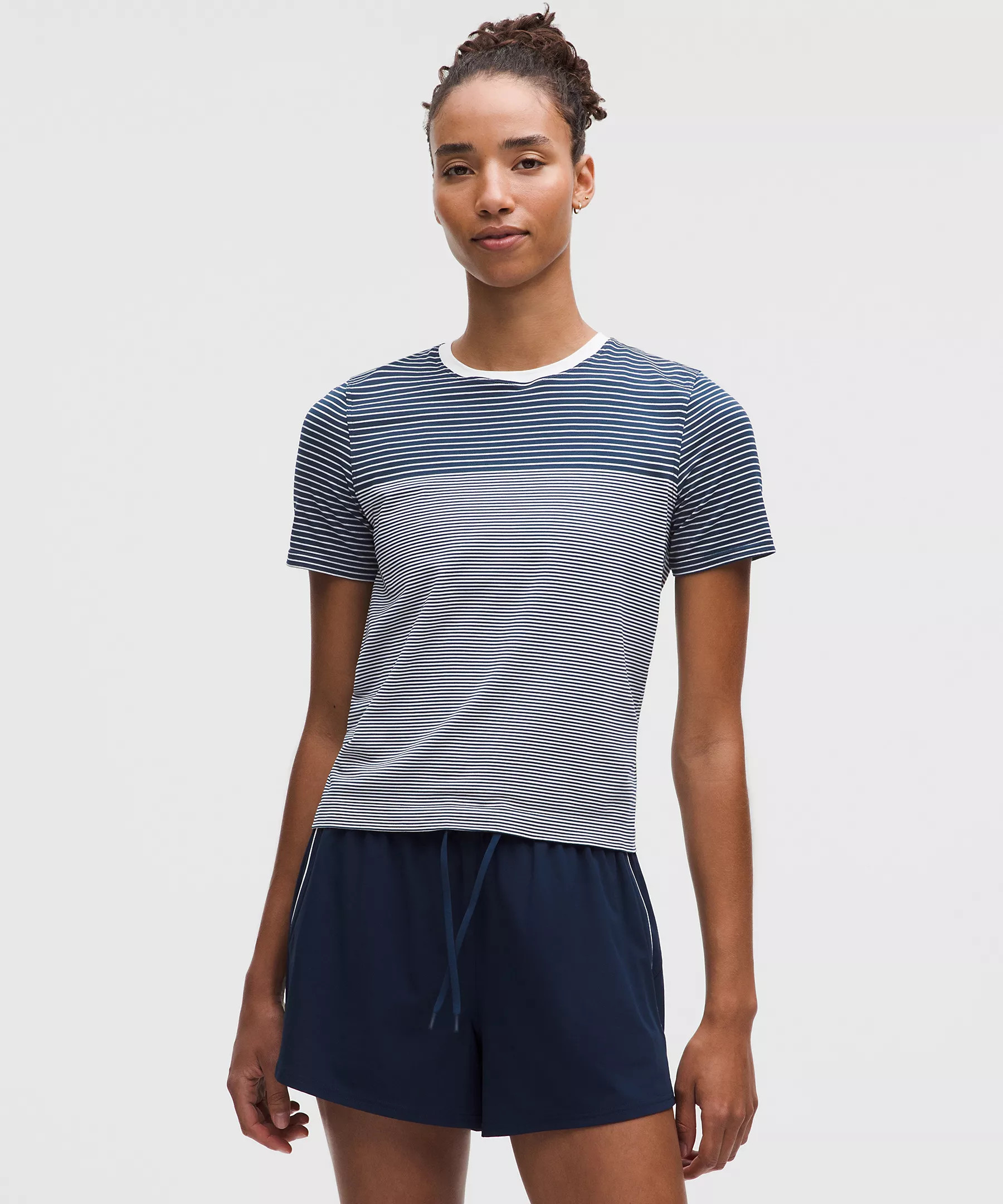 Seamless Classic-Fit Mariner Stripe T-Shirt | Lululemon (US)
