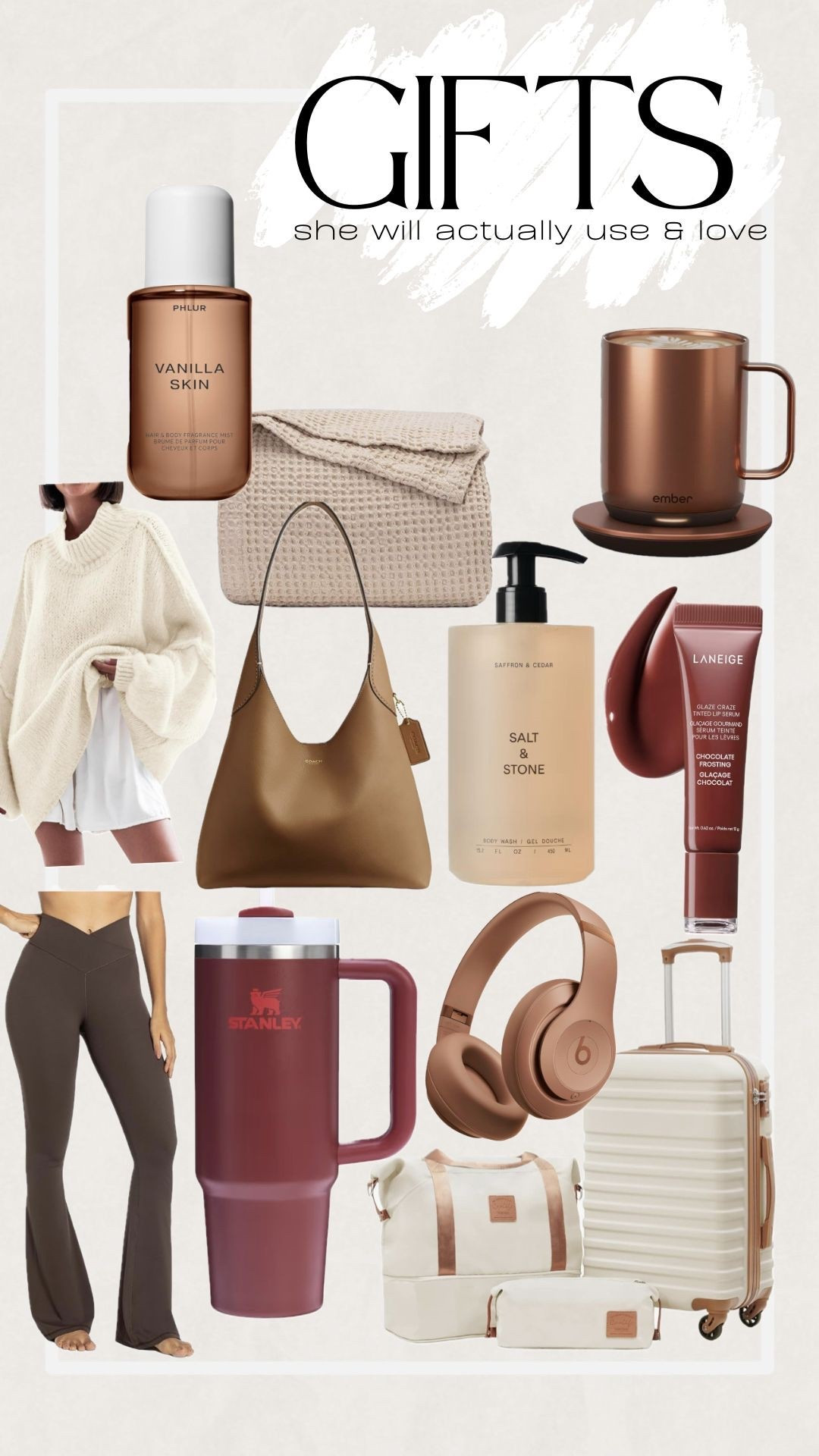 I own almost all of these items myself and love them 😍 I know if you gift any of these items to any women you know they will also love them as well. 

The only item I don’t own is that coach bag, that’s on my wish list 🥰 

#giftideas #gifts #womensgiftideas #amazon #amazongifts 


#LTKGiftGuide #LTKCyberWeek #LTKHoliday