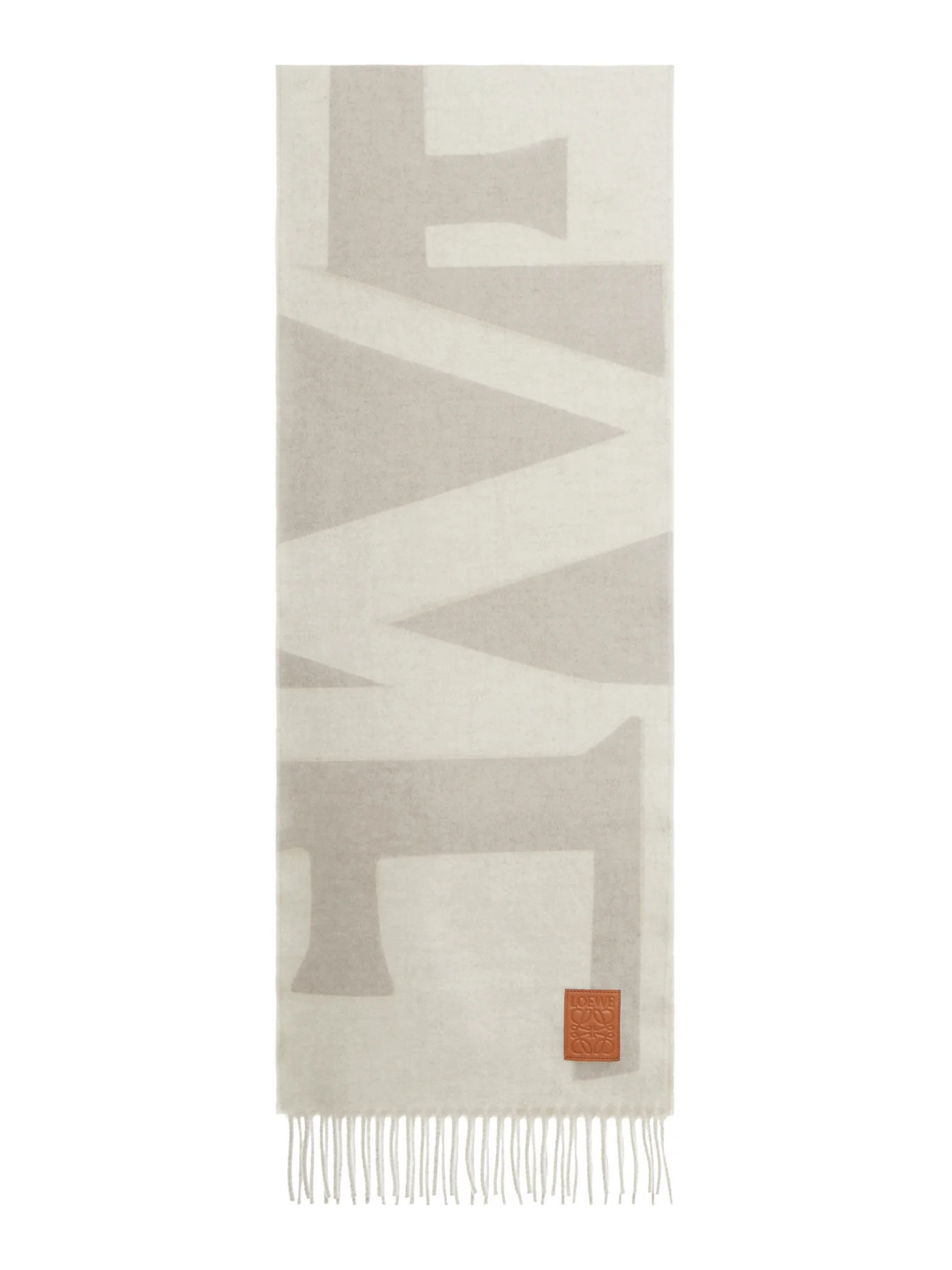 CASHMERE JACQUARD LOGO SCARF - Loewe - Unisex | Suitnegozi INT