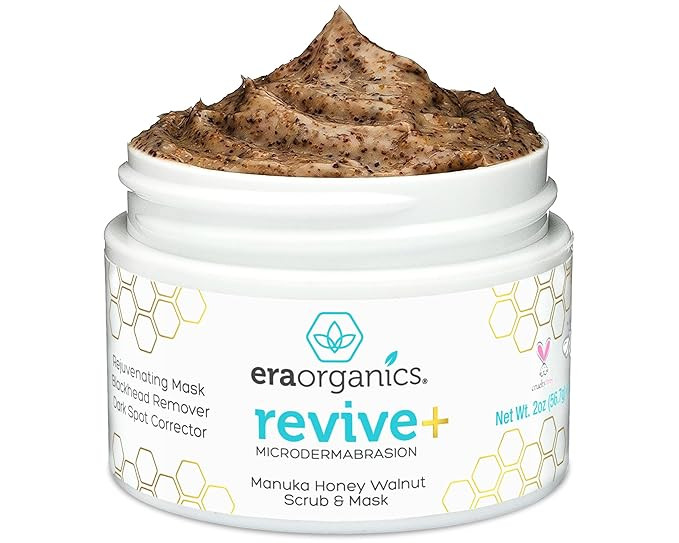Manuka Honey Exfoliating Face Scrub – Gentle Microdermabrasion Face Exfoliator to Help Smooth, ... | Amazon (US)