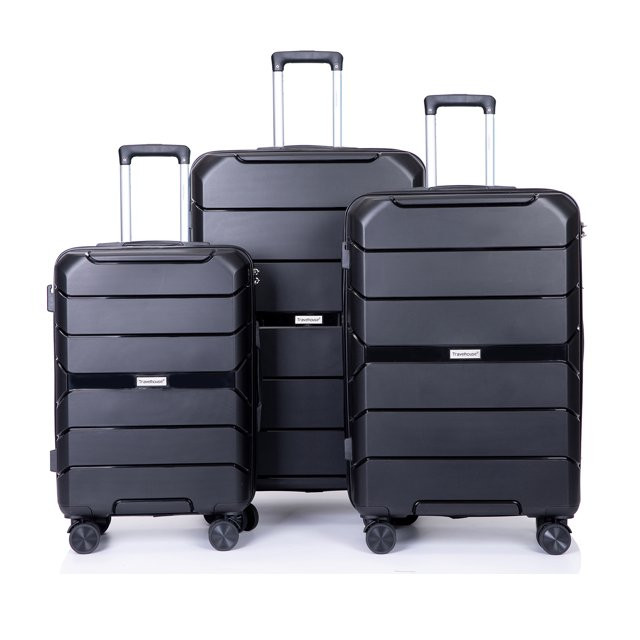 Tripcomp Hardshell Luggage Set,Carry-on,Lightweight Suitcase Set of 3Piece with Spinner Wheels,TS... | Walmart (US)