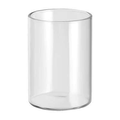 Unique Bargains High Borosilicate Glass Wear Resistant Clear Cylinder Vase 2.8"x2" | Target
