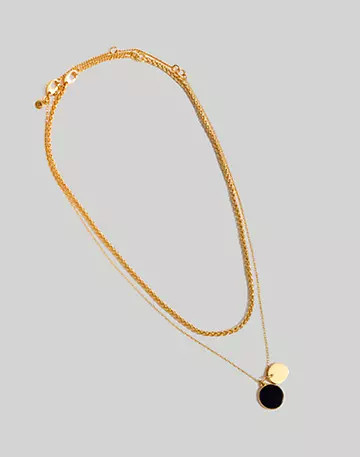 Two-Piece Darkstone Necklace Set | Madewell