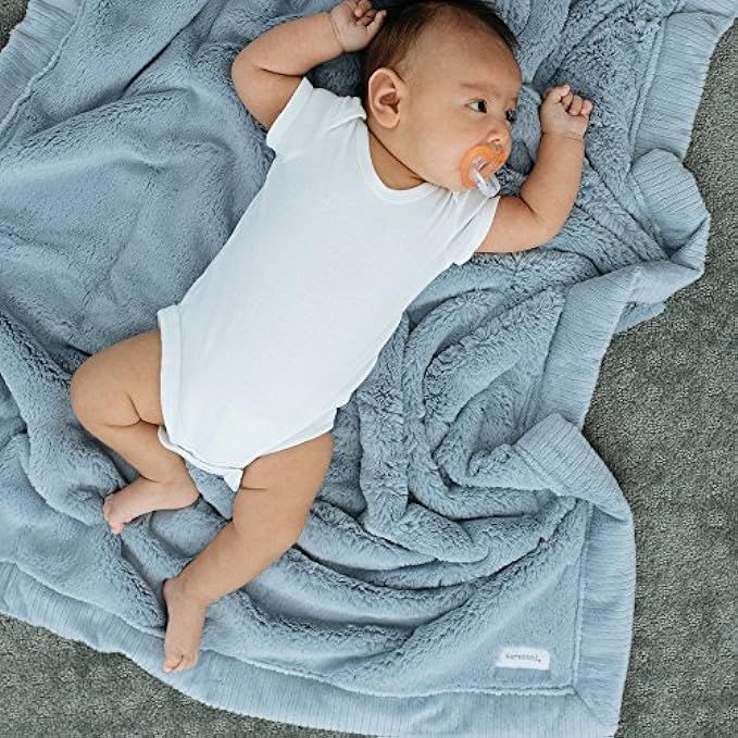 Saranoni Receiving Blankets for Babies Super Soft Boutique Quality Lush Luxury Baby Blanket (Storm C | Amazon (US)