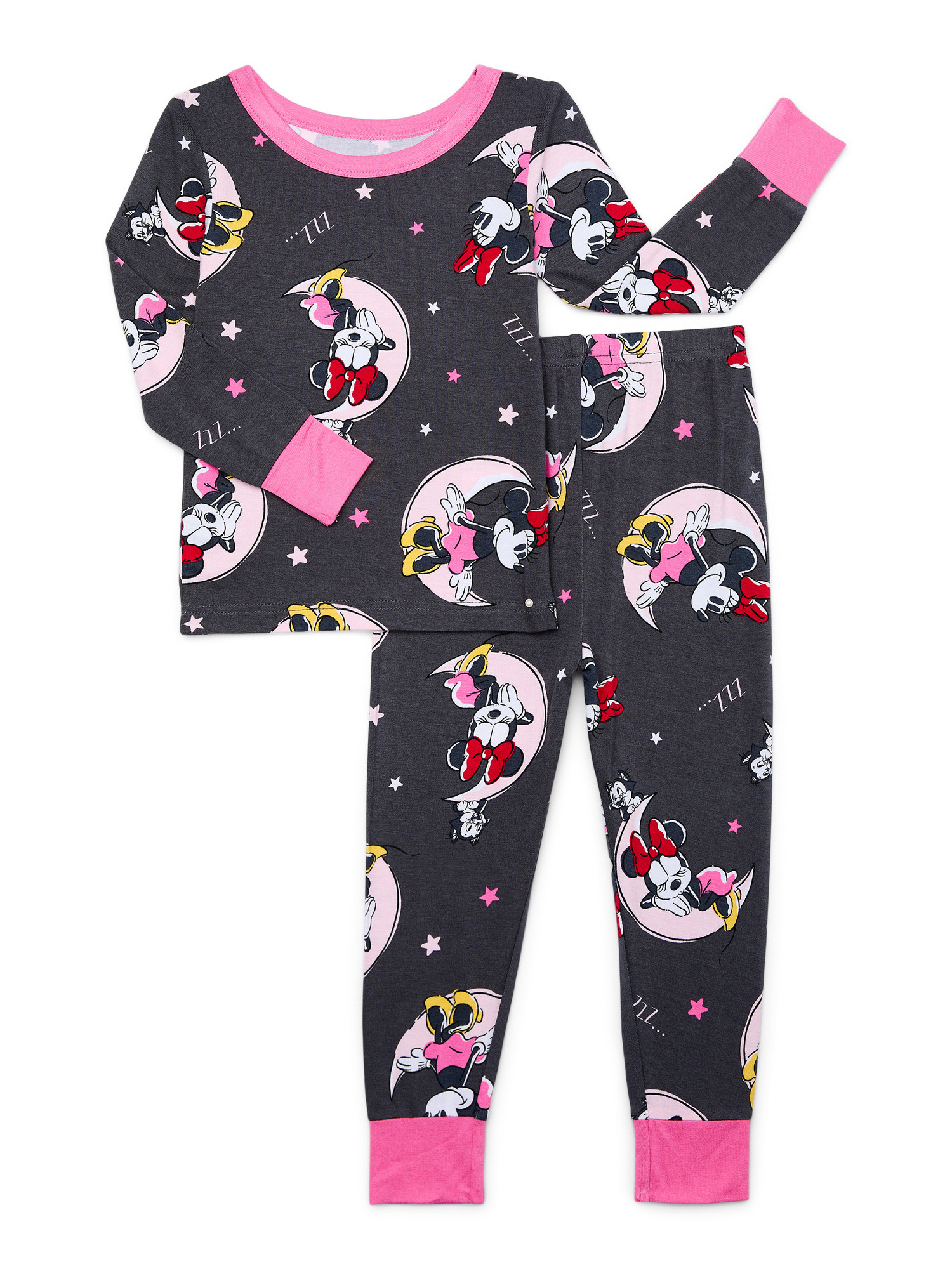 Character Toddler Viscose Unisex 2-Piece Pajama Set, Sizes 12M-5T | Walmart (US)