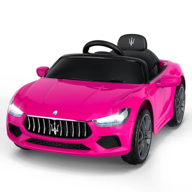 TOKTOO 12V Maserati Licensed Powered Ride on Car w/ Remote Control, 1 Seater for Child Unisex-Pin... | Walmart (US)
