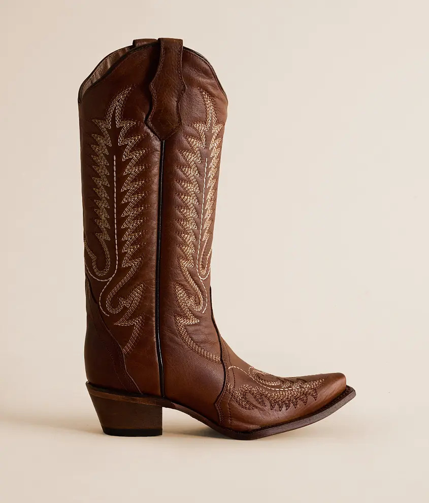 Patterns Leather Western Boot | Buckle