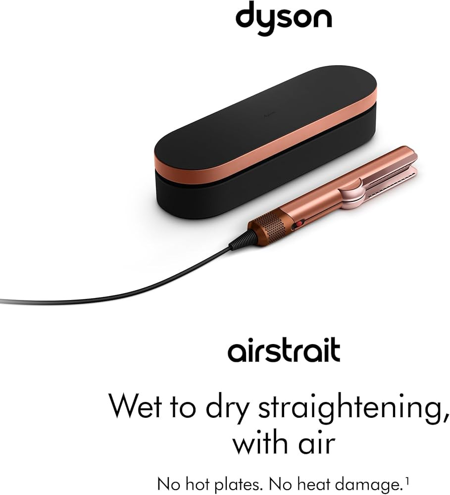 Wet to dry straightening with air. No hot plates. No heat damage.\u00b9 | Amazon (US)