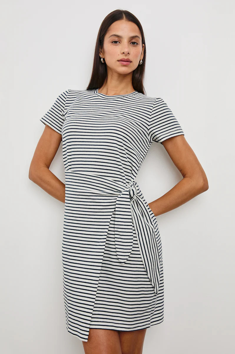 Ivory Navy Micro Stripe | Rails