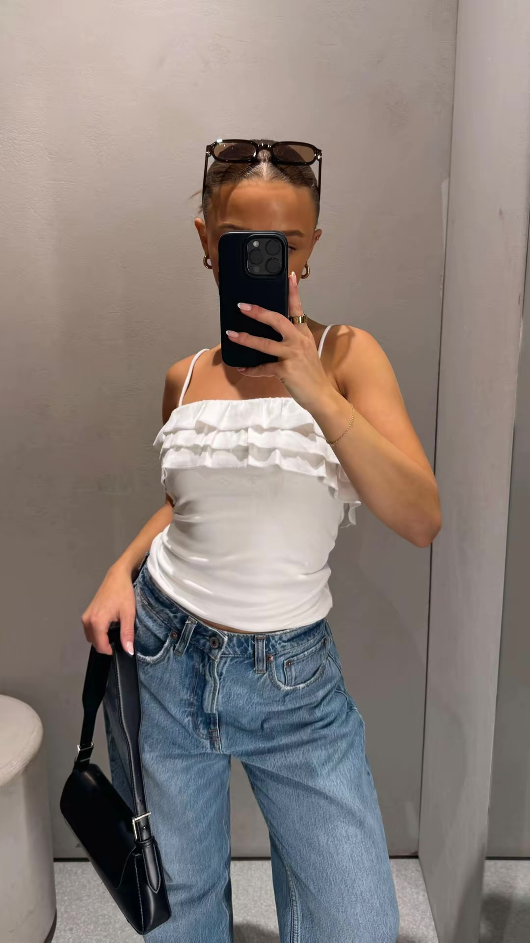 current spring top faves🌺

Pinterest style outfit inspo ideas spring summer TikTok casual easy basic neutral ootd wishlist petite zara white frill crop top vest  

 #LTKuk #LTKspring #LTKsummer