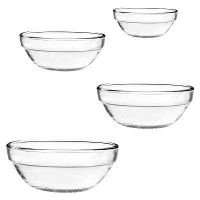 Anchor Hocking 4 Piece Nested Mixing Bowls Set | Target