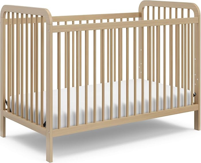 Storkcraft Pasadena Convertible Crib (Driftwood) – GREENGUARD Gold Certified, 100% Solid Wood, ... | Amazon (US)